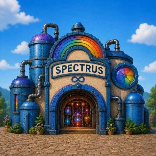 L’usine SPECTRUS, façade