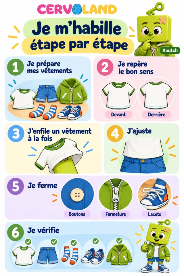 Fiche « Je m’habille étape par étape »