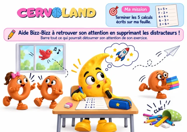 Fiche « Aide Bizz-Bizz à retrouver son attention »